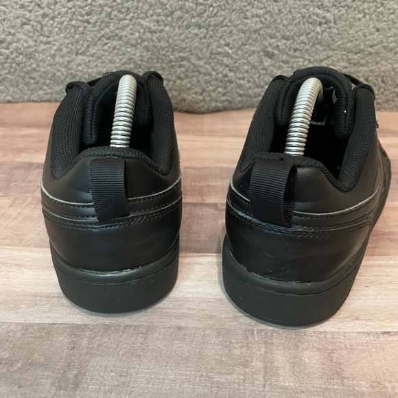 Nike Court Borough Low 2 GS size 6.5Y BQ5448 001 Black Shoes Sneakers Ships ASAP - Picture 4 of 8